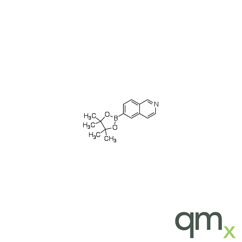 6-(4,4,5,5-Tetramethyl-1,3,2-dioxaborolan-2-yl)isoquinoline (>85%), neat