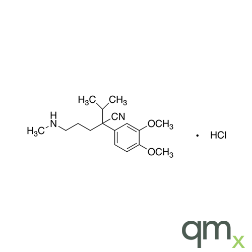3,4-Dimethoxy-a-[3-(methylamino)propyl]-a-(1-methylethyl)-benzeneacetonitrile Hydrochloride, neat