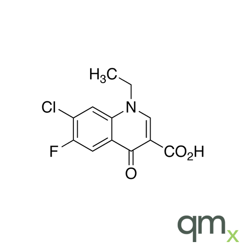 7-Chloro-1-ethyl-6-fluoro-1,4-dihydro-4-oxoquinoline-3-carboxylic Acid, 90%, neat