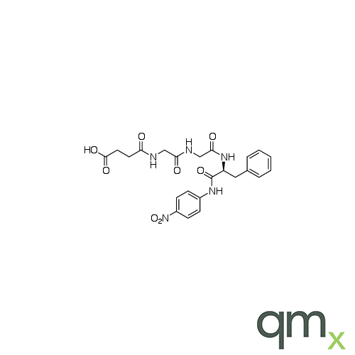 N-(3-Carboxy-1-oxopropyl)glycylglycyl-N-(4-nitrophenyl)-L-phenylalaninamide, neat