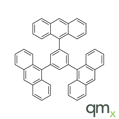 1,3,5-Tri(anthracen-9-yl)benzene (contains ~20% inorganics), neat