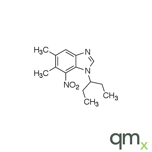 1-(1-Ethylpropyl)-5,6-dimethyl-7-nitro-1H-benzimidazole, neat