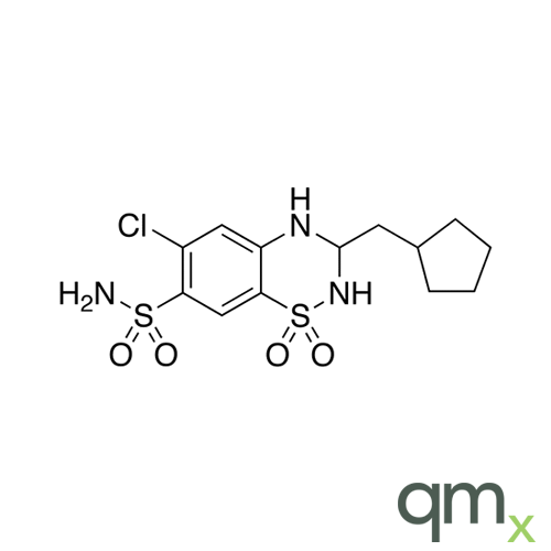 Cyclopenthiazide, neat