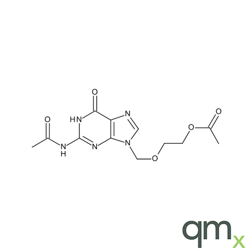 Acyclovir Impurity G: 2-[[2-(Acetylamino)-6-oxo-1,6-dihydro-9H-purin-9-yl]methoxy]ethyl acetate