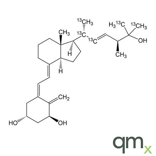1,25-Dihydroxyvitamin D2-[20,21,22,26,27-13C5] 10 Âµg/ml, in Ethanol