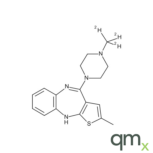 Olanzapine D3 (4-methyl D3-piperazinyl), 10Âµg/ml in Acetonitrile - A2S certified