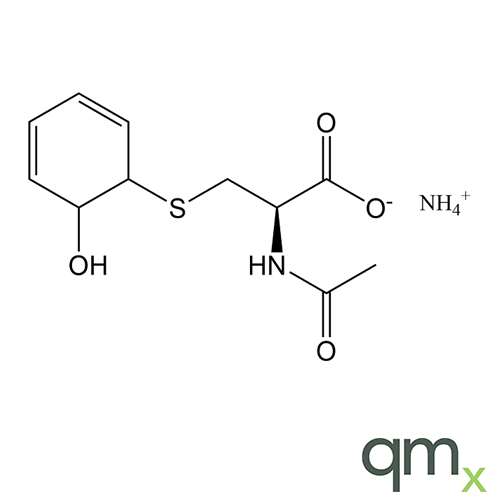 N-Acetyl-S-(6-hydroxy-2,4-cyclohexadien-1-yl)-L-cysteine ammonium salt, neat