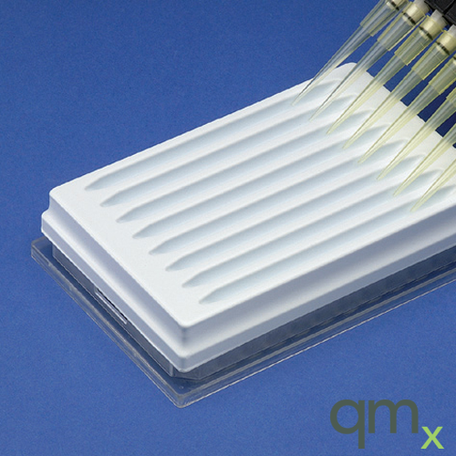 8 Channel Reservoir, Clear PETG (PolyEthylene Terephthalate)