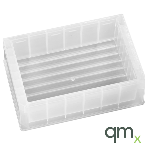 8 row, reservoir, pyramid bottom, natural polypropylene