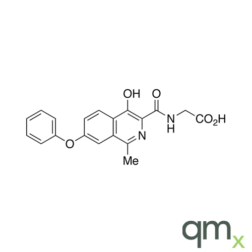 N-[(4-Hydroxy-1-methyl-7-phenoxy-3-isoquinolinyl)carbonyl]glycine, neat