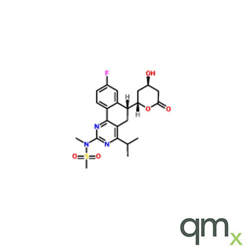 N-[(6R)-8-Fluoro-5,6-dihydro-4-(1-methylethyl)-6-[(2S,4R)-tetrahydro-4-hydroxy-6-oxo-2H-pyran-2-yl]benzo[h]quinazolin-2-yl]-N-methyl-methanesulfonamide, neat