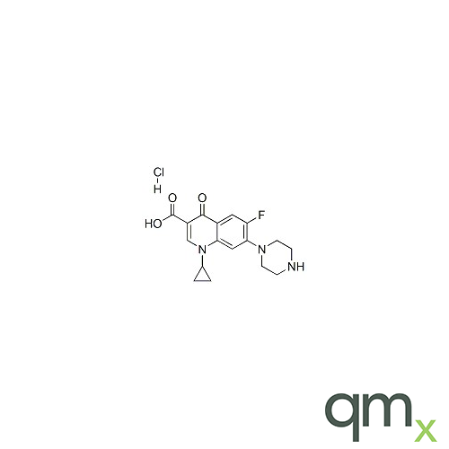 Ciprofloxacin HCl, 100Âµg/ml in Acetonitrile - A2S certified