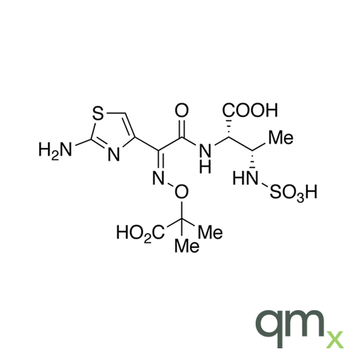 (2S,3S)-2-[[(2Z)-2-(2-Amino-4-thiazolyl)-2-[(1-carboxy-1-methylethoxy)imino]acetyl]amino]-3-(sulfoamino)butanoic Acid, neat