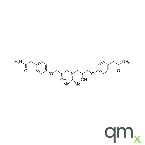 4,4'-[[(1-Methylethyl)imino]bis[(2-hydroxy-3,1-propanediyl)oxy]]bis-benzeneacetamide (Atenolol Impurity F), neat