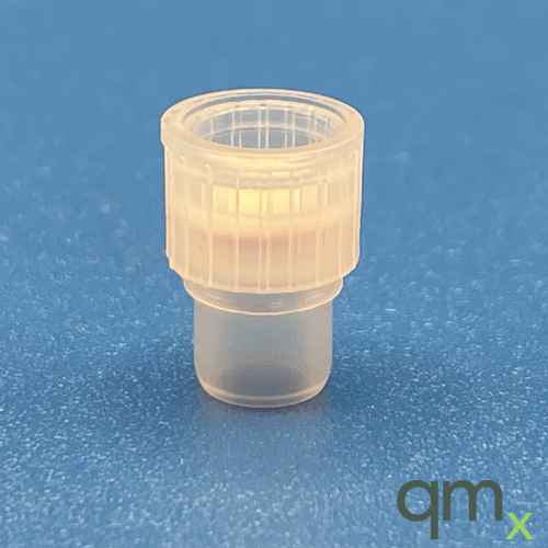 8mm Clear PE, Silicone Lined, Snap Plug