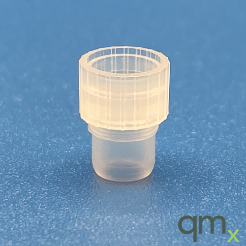 8mm Clear PE Snap Plug w/ Starburst