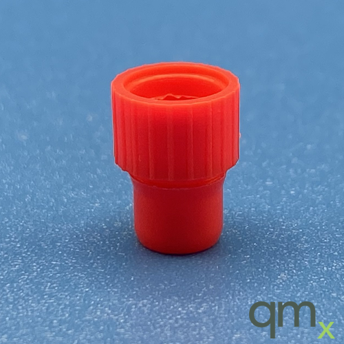 8mm Red PE Snap Plug w/ Starburst