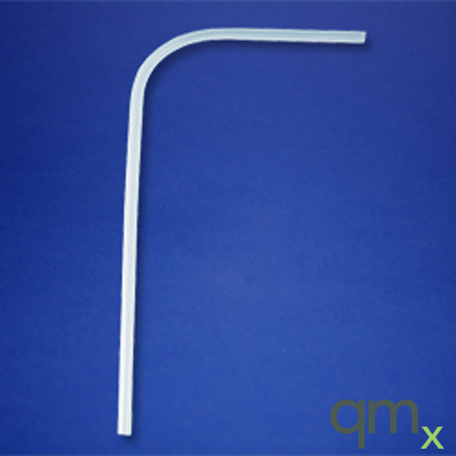 90Â° impinger tube bend, 1/2in OD, full depth