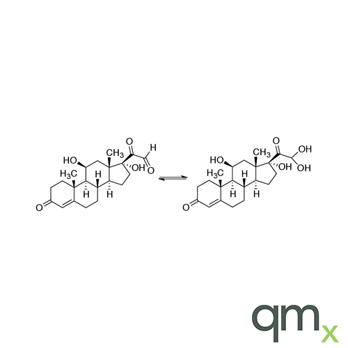 Hydrocortisone 21-Aldehyde Hydrate (mixture of the aldehyde and the hydrated form), neat