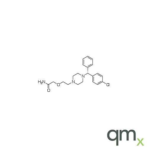 2-?[2-?[4-?[(R)?-?(4-?Chlorophenyl)?phenylmethyl]?-?1-?piperazinyl]?ethoxy]?-acetamide, neat