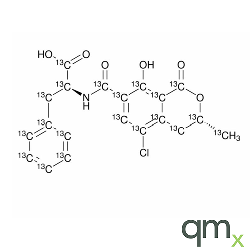 Ochratoxine A 13C20, 10µg/ml in Acetonitrile - A2S Certified