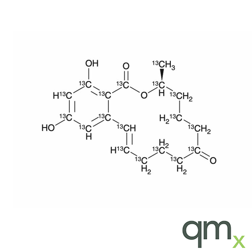 Zearalenone 13C18, 25µg/ml in Acetonitrile - A2S Certified