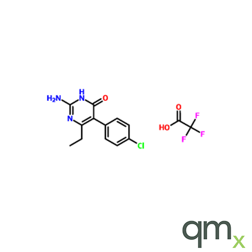 2-Amino-5-(4-chlorophenyl)-6-ethylpyrimidin-4(3H)-one trifluoroacetate salt, neat
