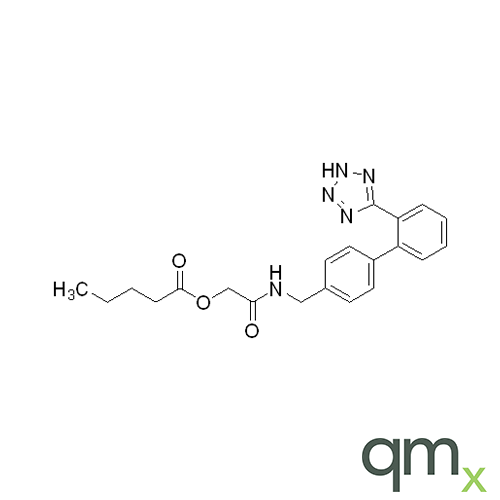 2-Oxo-2-[[[2'-(2H-tetrazol-5-yl)[1,1'-biphenyl]-4-yl]methyl]amino]ethyl Pentanoate, neat
