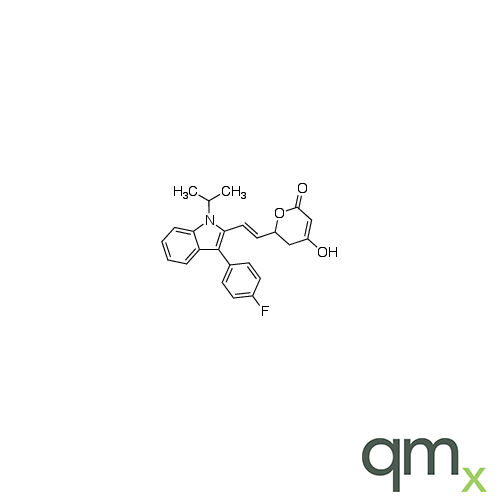 6-[(1E)-2-[3-(4-Fluorophenyl)-1-(1-methylethyl)-1H-indol-2-yl]ethenyl]-5,6-dihydro-4-hydroxy-2H-pyran-2-one, neat