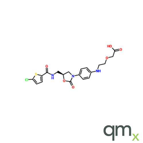 2-[2-[[4-[(5S)-5-[[[(5-Chloro-2-thienyl)carbonyl]amino]methyl]-2-oxo-3-oxazolidinyl]phenyl]amino]ethoxy]-acetic acid, neat
