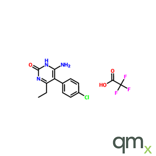 6-Amino-5-(4-chlorophenyl)-4-ethylpyrimidin-2(1H)-one trifluoroacetate salt, neat