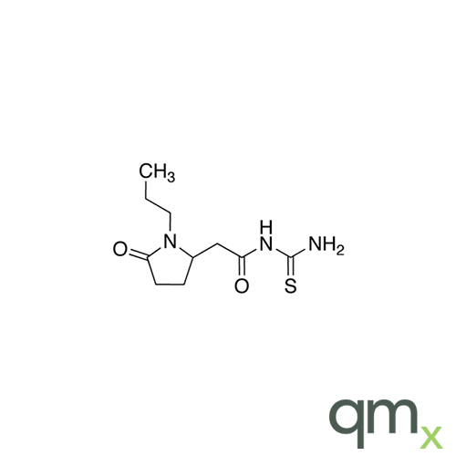 N-(Aminothioxomethyl)-5-oxo-1-propyl-2-pyrrolidineacetamide, neat