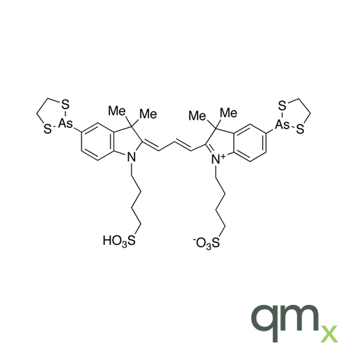 Bis(dithiarsolanyl)-bis(sulfobutyl) Cyanine 3, neat