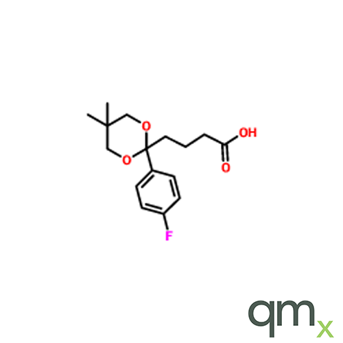 2-(4-Fluorophenyl)-5,5-dimethyl-1,3-dioxane-2-butanoic acid, neat