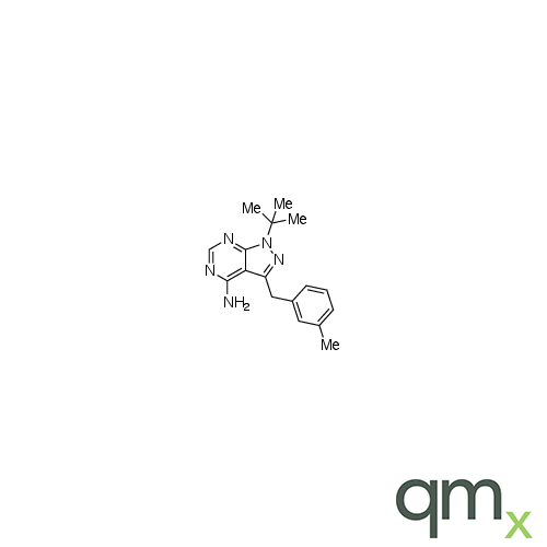 4-Amino-1-tert-butyl-3-(3-methylbenzyl)pyrazolo[3,4-d]pyrimidine, neat