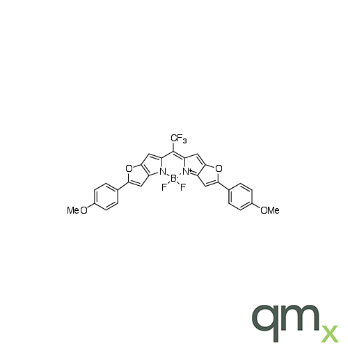 (T-4)-Difluoro[2-(4-methoxyphenyl)-5-[2,2,2-trifluoro-1-[2-(4-methoxyphenyl)-5H-furo[3,2-b]pyrrol-5-ylidene-?N4]ethyl]-4H-furo[3,2-b]pyrrolato-?N4]boron, neat
