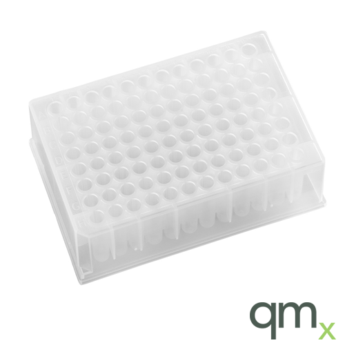 96 Deep well, 1ml/well Polypropylene, round well, rimless,DNase/RNase free, inner bag of 5
