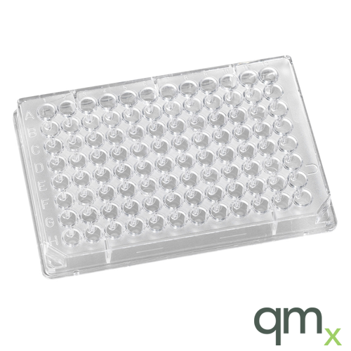 96 well Polystyrene, Clear, V Bottom 150µl working volume 200µl max vol