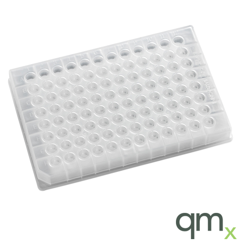 96 well Polypropylene, 300µl Short drip Hydrophilic PVDF, mean pore size 0.45µm