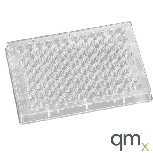 96 well Polystyrene, Clear, Flat Bottom 350µl