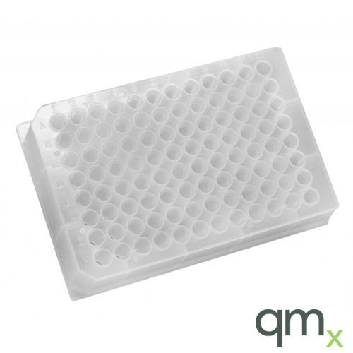 96-well Round Plate, 0.5ml/well, Polypropylene, U Bottom, DNase/RNase free - Sterile