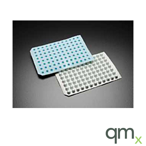 Square-Well Sealing Mats for 96-Well Plates, Clear, Spray Coated PTFE/Silicone, 5-Pk.