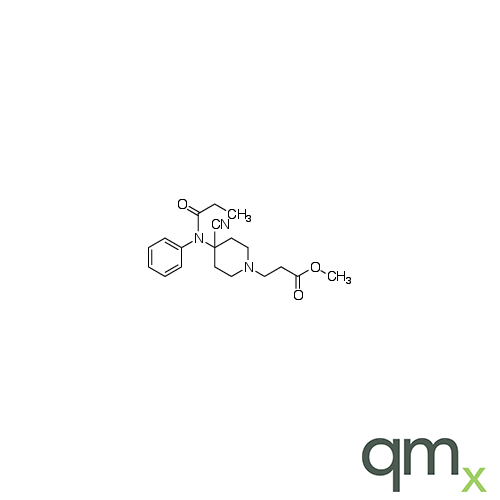 Methyl 3-(4-Cyano-4-(N-phenylpropionamido)piperidin-1-yl)propanoate, neat