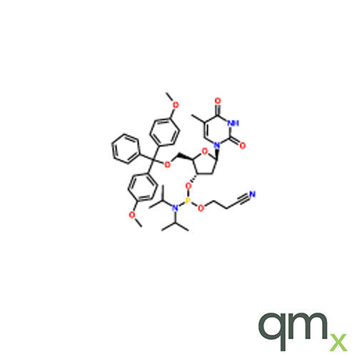 2&acirc;,3'-Deoxy-5&acirc;-O-dimethoxytritylthymidine-3&acirc;-O-N,N-diisopropylaminocyanoethylphosphoramidite, neat
