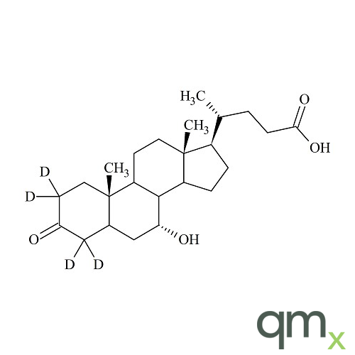 7alpha-Hydroxy-3-oxo Cholan-24-oic-2,2,4,4-D4 acid, neat