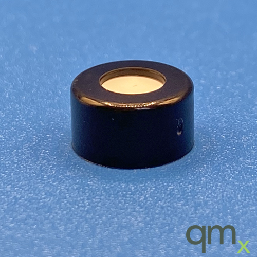 9mm Cap, Black PTFE/Silicone w/Slit