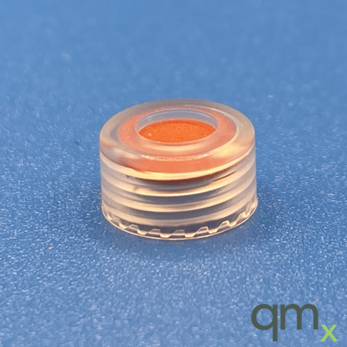 9mm Cap, Natural, PTFE/Red Rubber