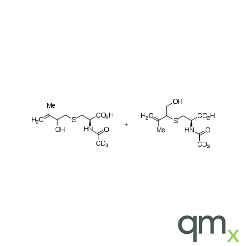 (R,S)-N-Acetyl-S-(2-hydroxy-3-methyl-3-buten-1-yl)-L-cysteine-d3 +(R,S)-N-Acetyl-S-[1-(hydroxymethyl)-2-methyl-2-propen-1-yl)-L-cysteine-d3(Mixture), neat