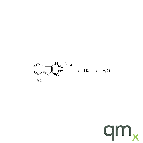 2-Amino-6-methyldipyrido[1,2-a:3',2'-d]imidazole-13C3 Hydrochloride Hydrate, neat