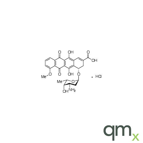 9,10-Anhydro-8-desacetyl-8-carboxy Daunorubicin Hydrochloride,> 85%, neat